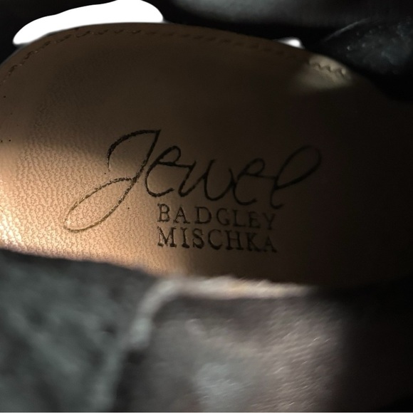 JEWEL BADGLEY MISHKA - BLACK WITH SHIMMER -  SOCK STYLE  BOOTIES - SIZE 8.5 - S2 - Picture 8 of 8